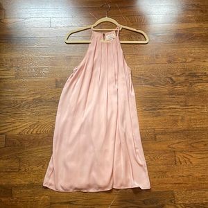 Every by Francesca’s Blush Pink Flowy Mini Dress Size XS Runs Big